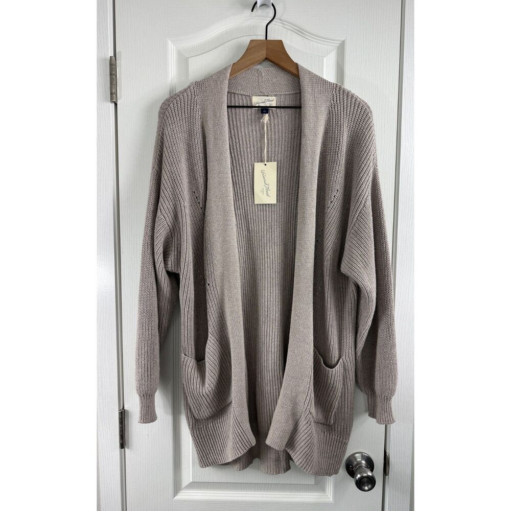 Universal Thread Women's Chunky Knit Open Front Cardigan Sweater Size S NWT